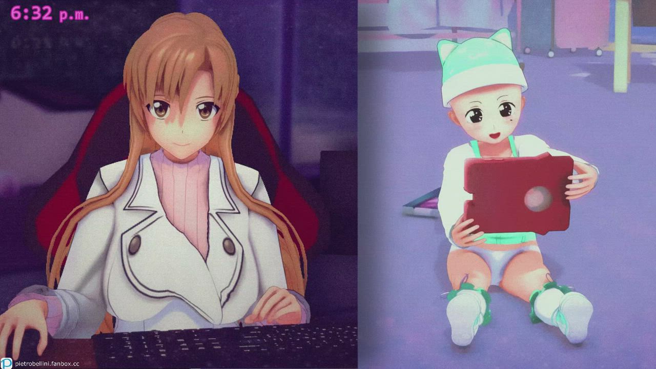 Age Gap Hentai Size Difference Webcam gif