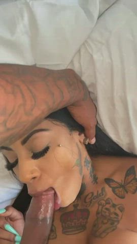 Big Tits Deepthroat Throat Fuck gif