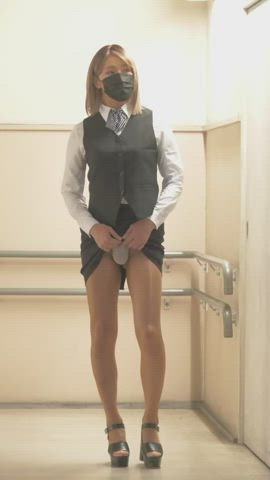 crossdressing masturbating r/caughtpublic gif