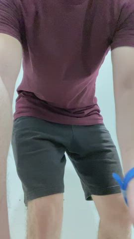 I got hard in the changing room after swimming ??