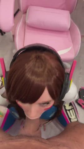 Blowjob Cosplay Teen gif