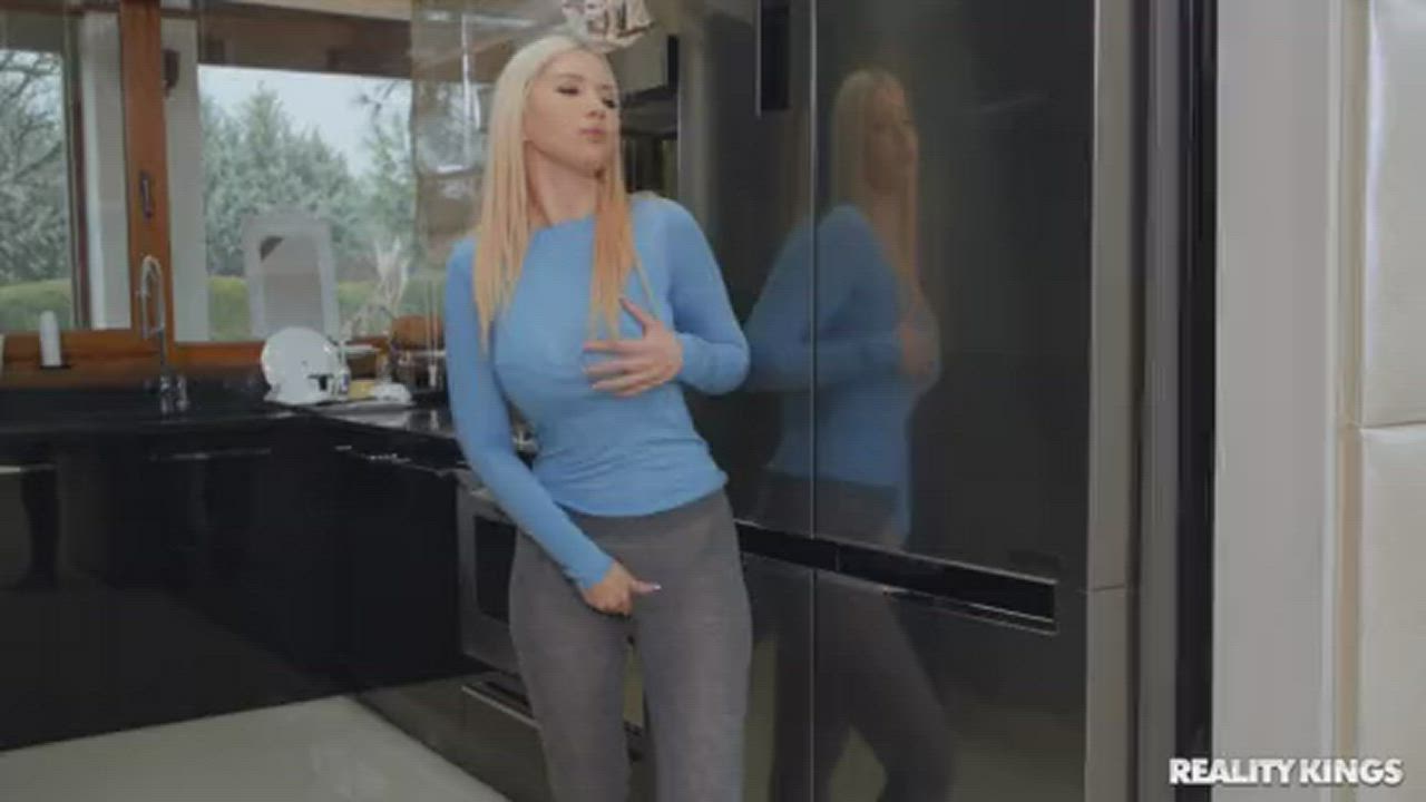Babe Blonde Pornstar gif