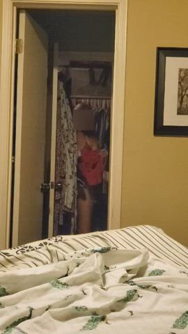 Bikini Hotwife Natural Tits gif
