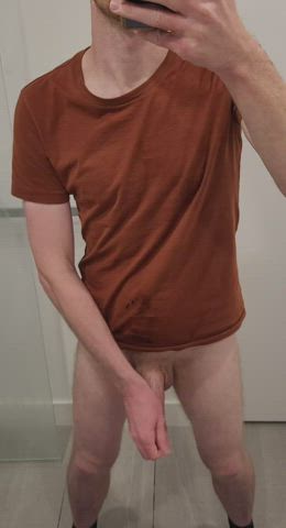 Big Dick Male Masturbation Solo Uncut gif
