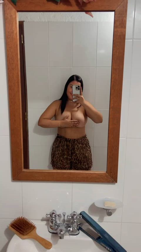 Spank my tits with your hard white cock daddy