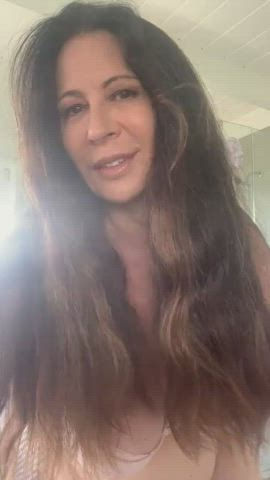 Busty MILF Natural Tits gif