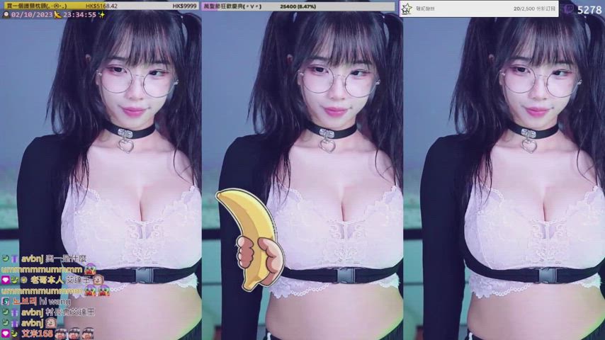 big tits chinese dancing gif