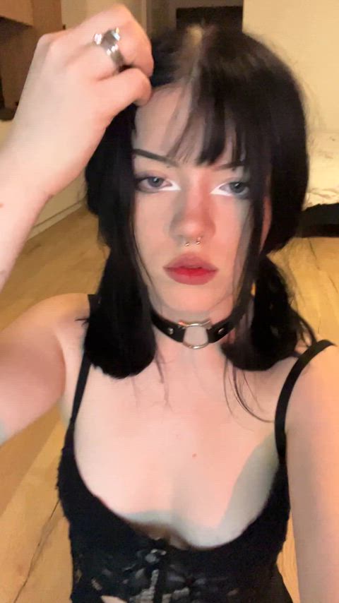 amateur solo tits gif