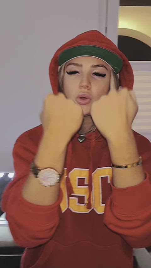 ass blonde friends tiktok gif