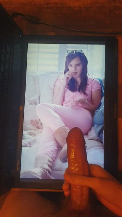 Emma Watson gets a big cumshot!