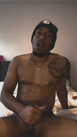 BBC Big Dick Cock Male Masturbation Masturbating gif