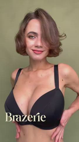 bra huge tits lingerie gif
