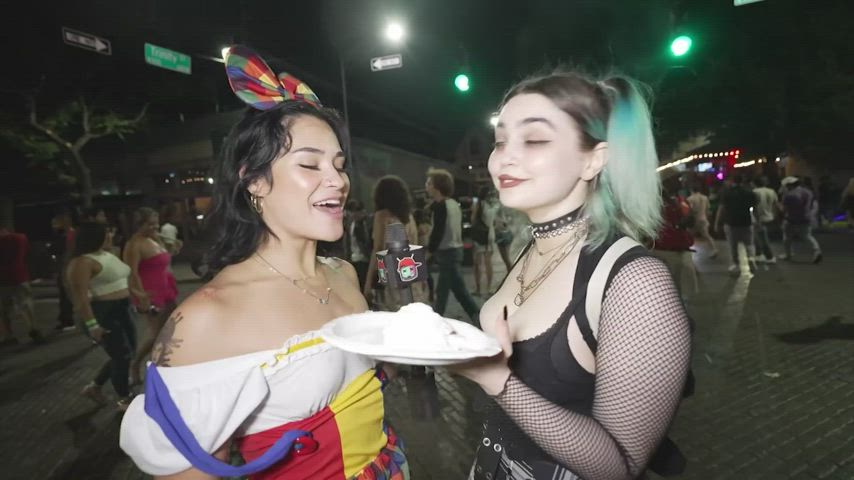 Girls Kissing Girls In Public #2