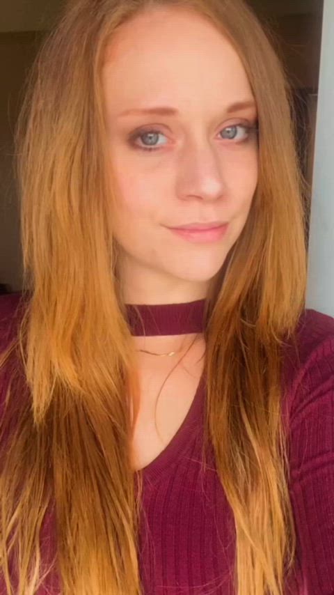 onlyfans redhead selfie redheads selfies gif