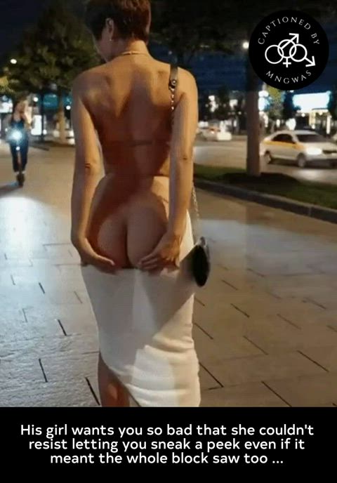 cuckold exhibitionist outdoor gif