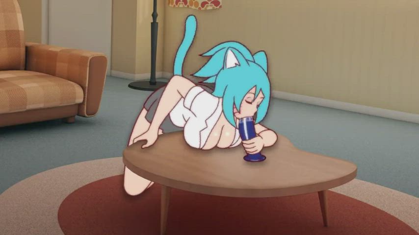 animation big tits bouncing tits doggystyle hentai riding rule34 gif