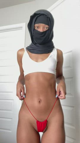Hope you like my tit size habibi