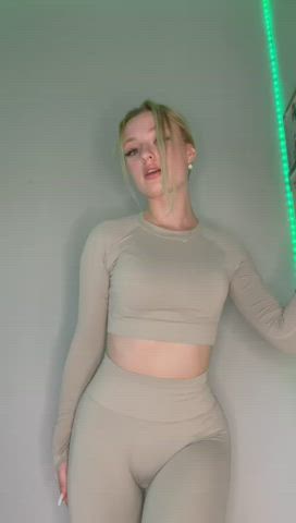 It turns me on knowing I make you hard with my gym outfit