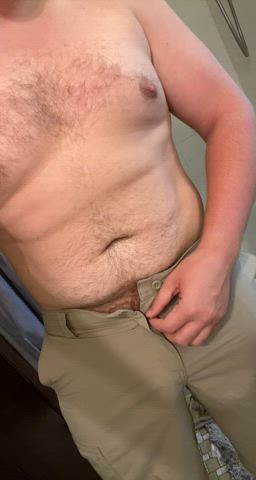 I love getting off work and letting it finally co(m)e out