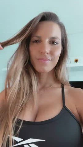Argentinian Blonde Fitness gif