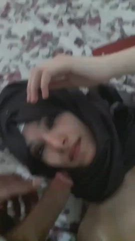 schönes hijabi Mädel