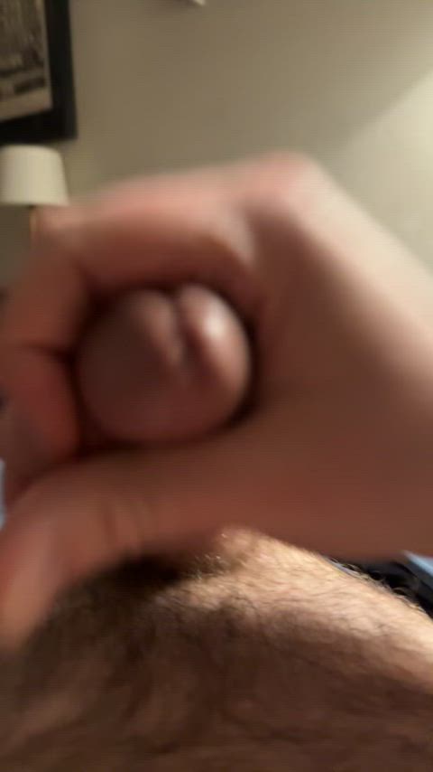 bwc cock cum cumshot cute homemade hung jerk off male masturbation gif