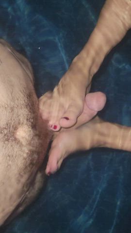 Late night underwater tease 😏