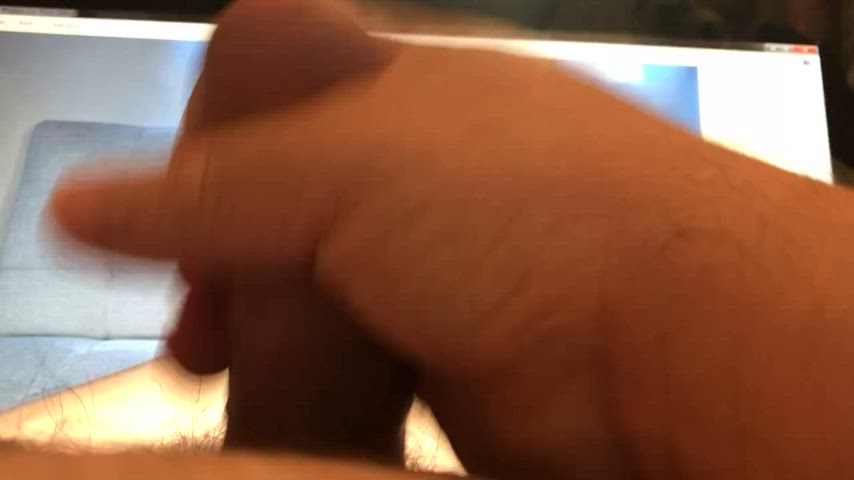 big tits blonde cum cumshot handjob homemade jerk off masturbating orgasm pov gif