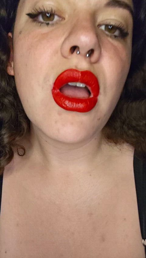 My fleshy tongue will push you into my acidic stomach, tiny.