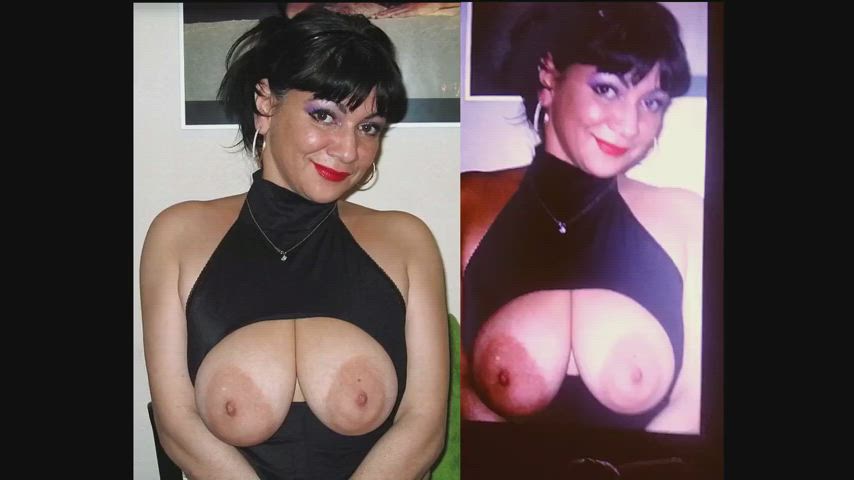 areolas cum cumshot jerk off milf masturbating saggy tits solo tribute gif