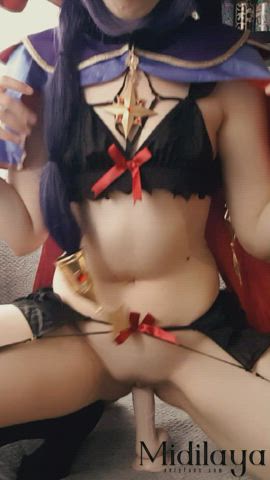 Mona Megistus dildo riding from Genshin Impact ( By Midilaya ❤ )