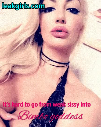 Sissy bimbo feminization;;generic;blonde;non-nude