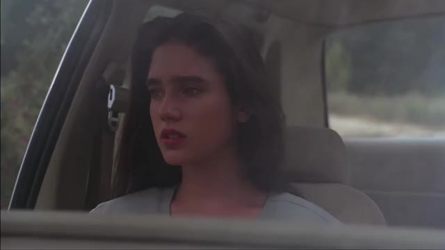 Jennifer Connelly - The Hot Spot (1990) - having pass made at her in car by protagonist