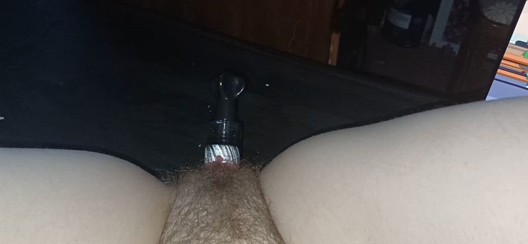 clit clit pump nsfw solo trans trans man pumped pussy gif