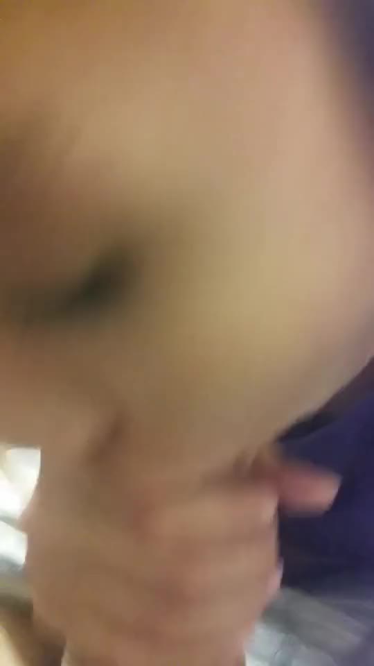 Spit and saliva sloppy blowjob