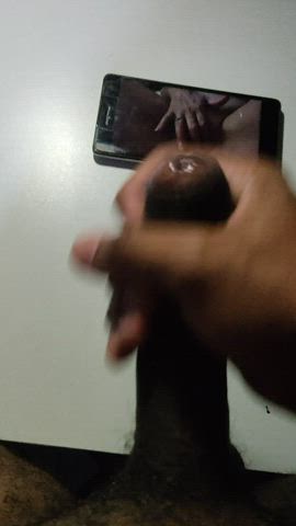Fingering Pussy Tribute gif