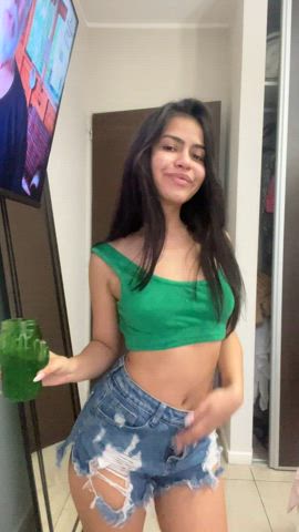 boobs latina tits gif