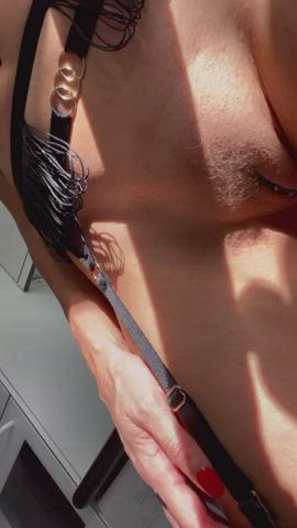 pierced pussy pussy spread gif