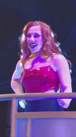 freaks goth pale pretty redhead wild wrestling gif