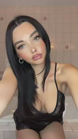 huge tits naked natural tits nipples nude thick tiktok tits gif
