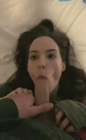 Blowjob Grabbing POV gif