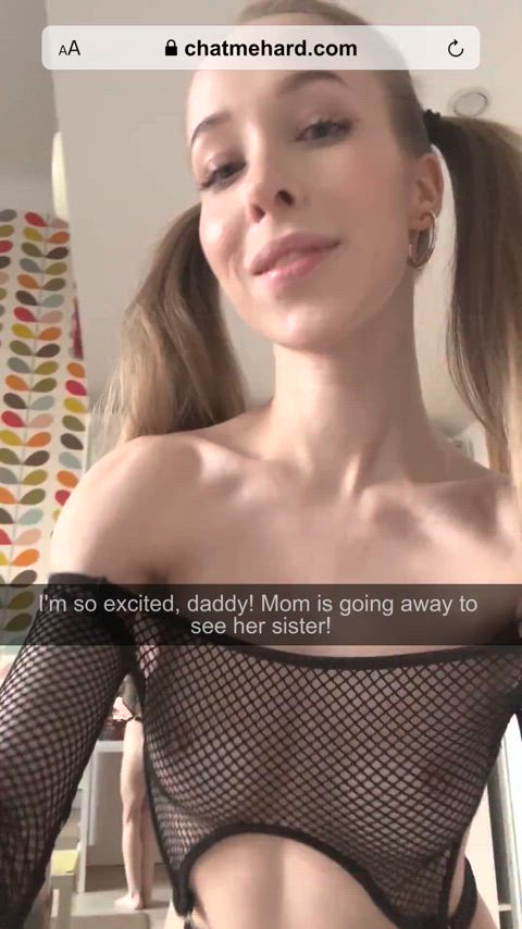 blonde petite step-daughter gif