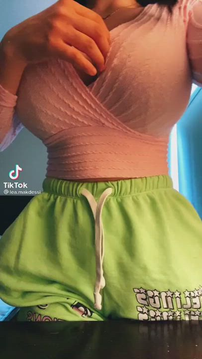 Big Tits Teen TikTok gif