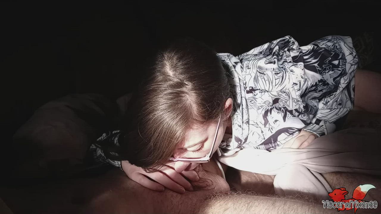 OC: I decided to wake up my roommate with a BJ this morning!