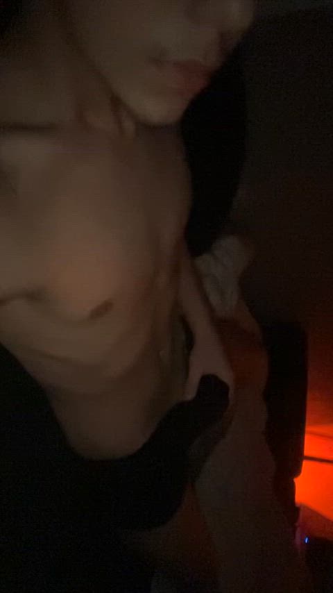 jerk off male masturbation pov gif
