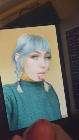 cumshot facial tribute gif