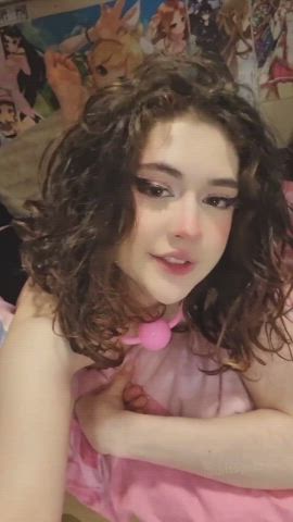 petplay petite small tits gif
