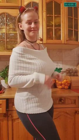 big tits surprise tits gif