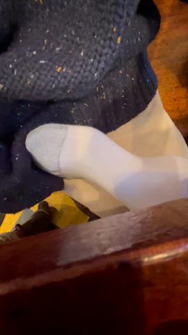 Youve sent the waiter back 3 times! Should i stop distracting you from under the