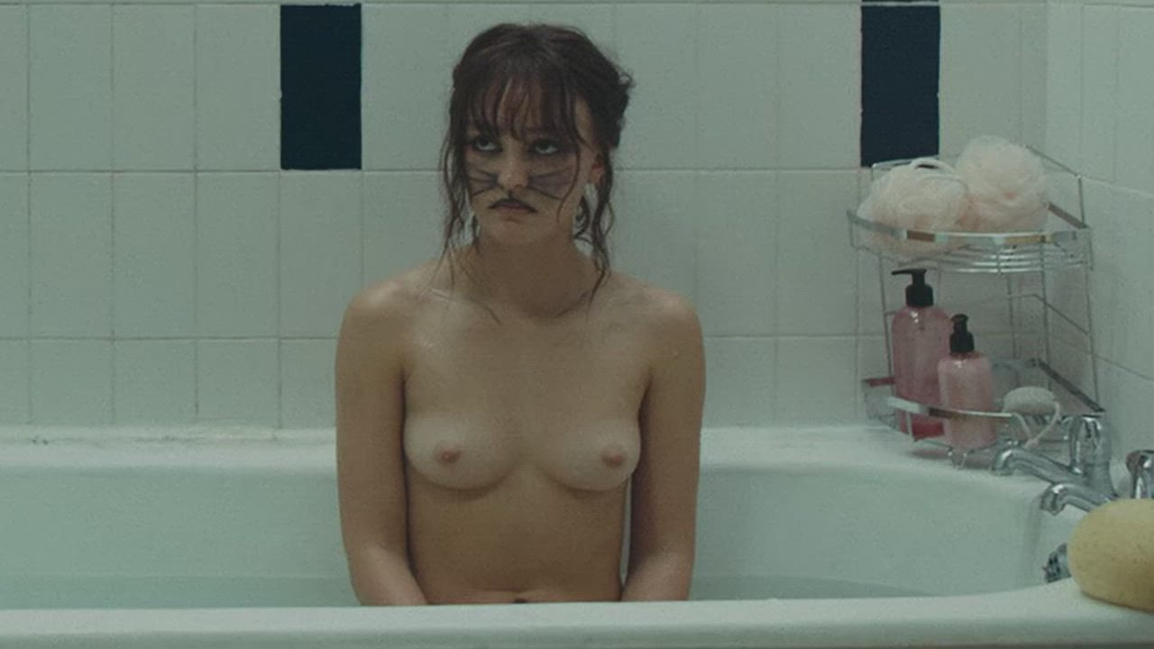 Bathtub Catsuit Topless gif